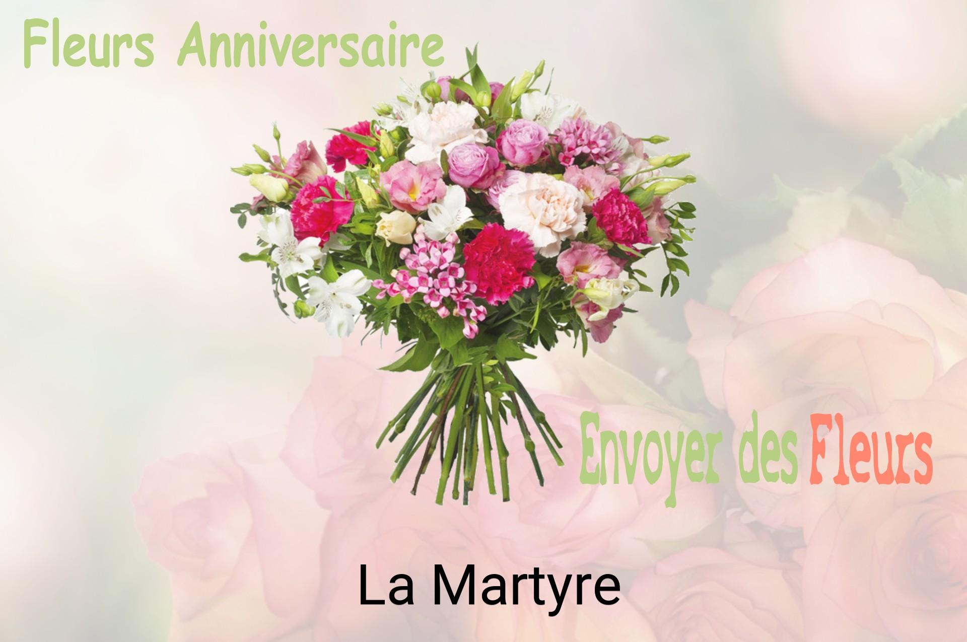 Bouquet de fleurs d’anniversaire livré à La Martyre