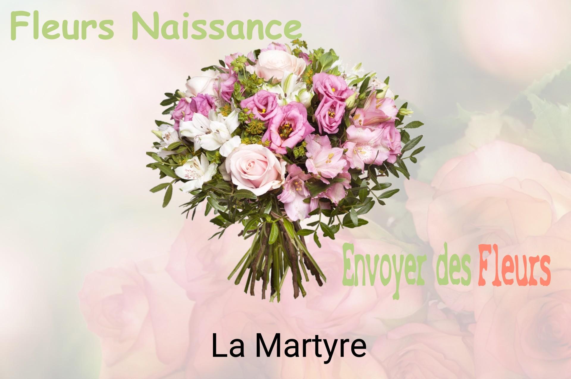Bouquet de fleurs de naissance livré à La Martyre